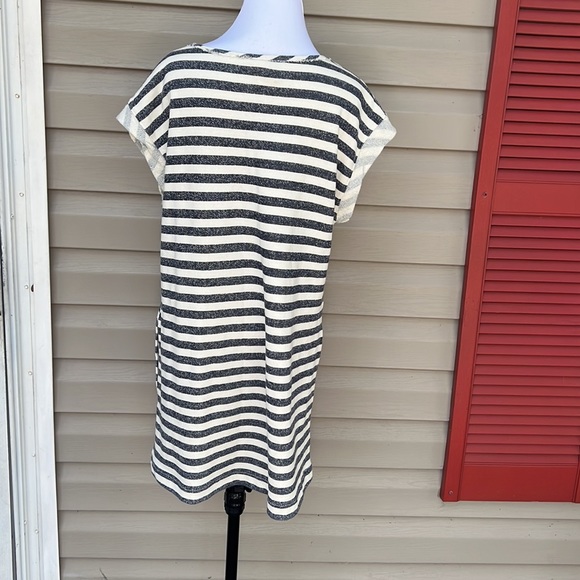 Free People womens navy&cream striped dress - Picture 4 of 6